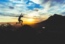 4 Ways To Start Living to The Fullest Today Person jumping with happiness