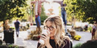 Listen to My Parents Or Follow My Heart-What Should I Do? Girl looking confused, while drinking coffee