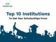 Top 10 Institutes To Get Your Scholarships From